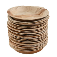 EcoWise Areca Palm Leaf 6" Round Plates - 25ct.