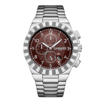 GAMAGES OF LONDON Limited Edition Hand Assembled Distinguish Automatic Movement Watch in Stainless Steel (45mm) FREE GIFT PEN