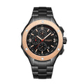 GAMAGES OF LONDON Limited Edition Hand Assembled Synergy Automatic Movement Watch in ION Plated Black Stainless Steel (50mm) with Free Gift Pen - Sticky add to cart bar
