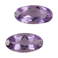 Rose De France Amethyst Set of 2 (Ovl 10x5 mm) 2.16 ctw Loose Gemstone