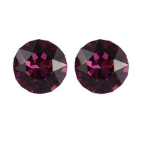 Fuchsia Crystal Set of 2 (Rnd 5.5 mm) 0.84 ctw