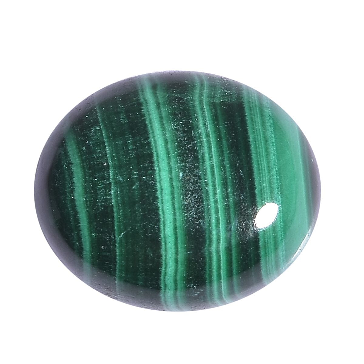 African Malachite (Ovl 12x10 mm) 4.39 ctw
