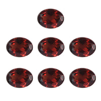 AAA Imperial Fire Garnet Set of 7 (Ovl 8x6 mm) (Del. in 7-10 Days) 8.50 ctw