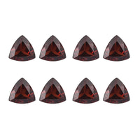 AAA Imperial Fire Garnet Set of 8 (Trl 7 mm) 8.50 ctw