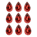 AAA Imperial Fire Garnet Set of 9 (Pear 8x5 mm) 8.50 ctw - Sticky add to cart bar