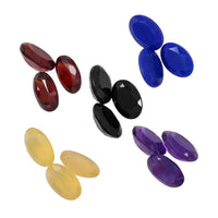 Multi Gemstone Set of 15 (Ovl 6x4mm) 5.40 ctw Loose Gemstone