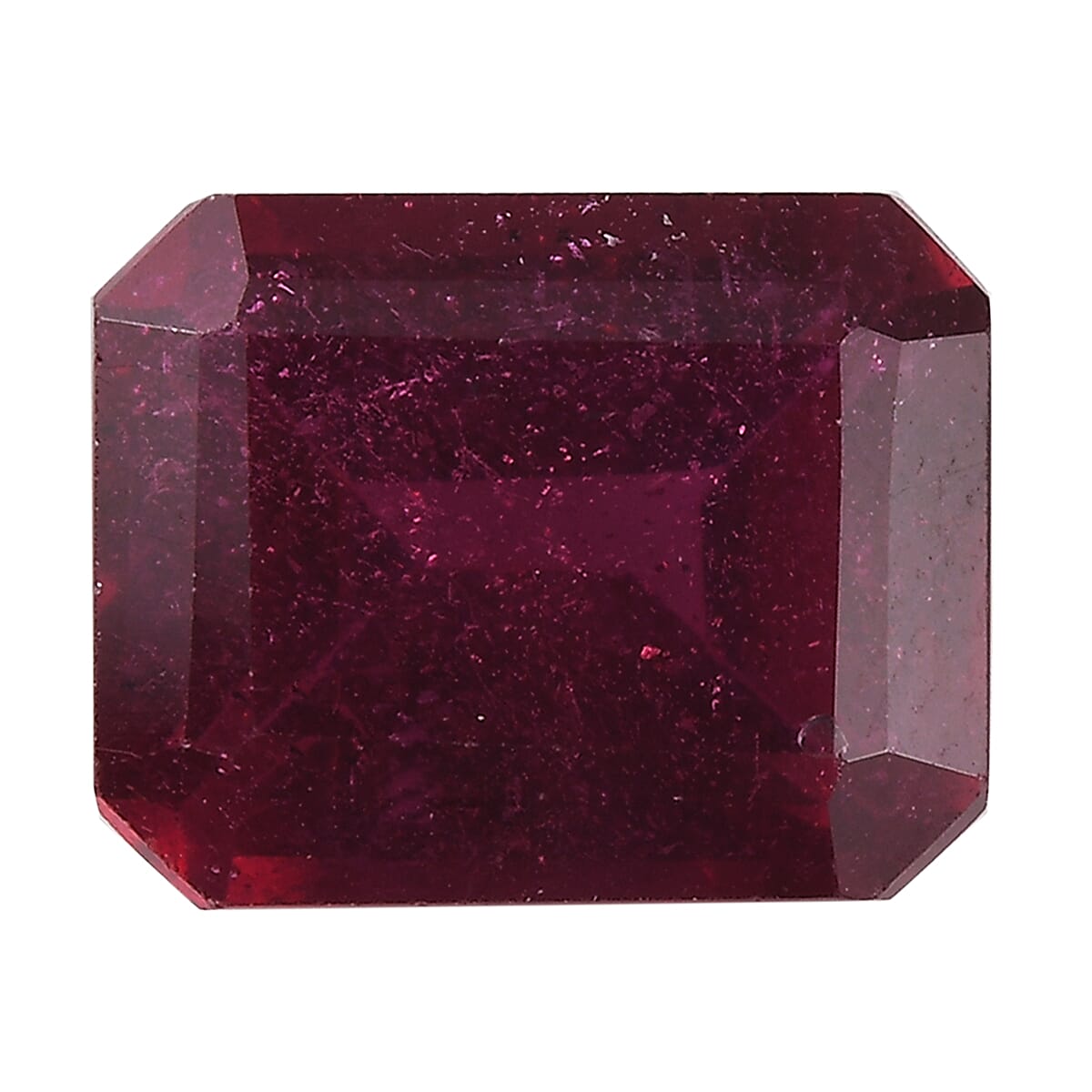 AA Niassa Ruby (FF) (Oct 10x8 mm) 4.02 ctw Loose Gemstone