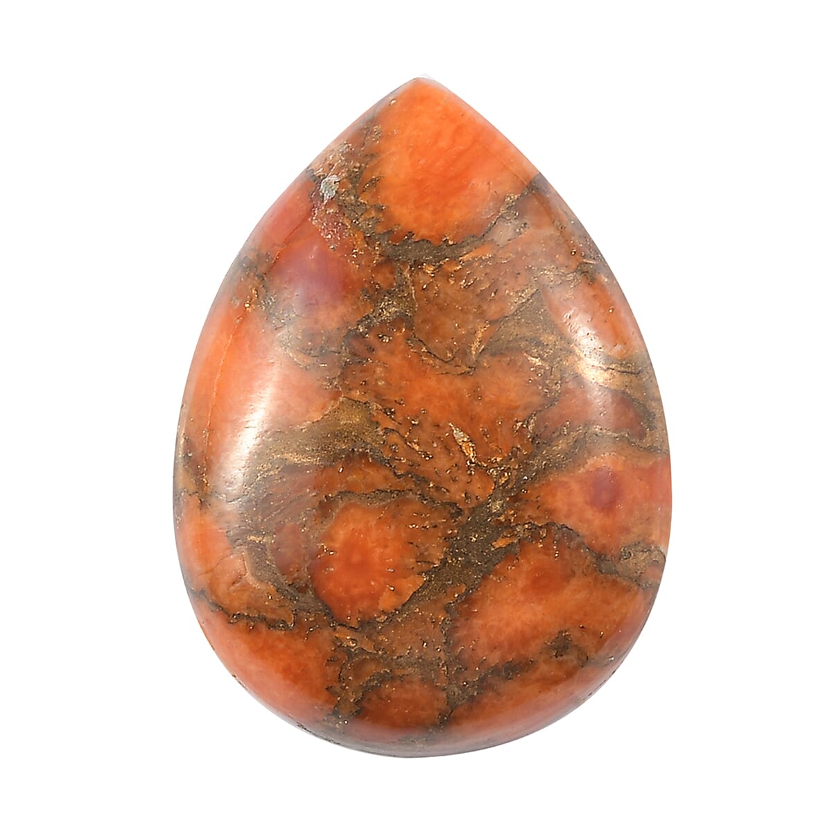 Mojave Orange Turquoise (Pear 20x15 mm) 11.65 ctw