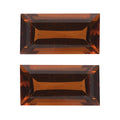 Brazilian Cherry Citrine Set of 2 (Bgt 8X4 mm) 1.34 ctw Loose Gemstone - Sticky add to cart bar