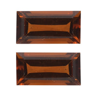 Brazilian Cherry Citrine Set of 2 (Bgt 8X4 mm) 1.34 ctw Loose Gemstone