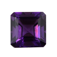 AA Asscher Cut Mashamba Amethyst (Oct 7x7 mm) 1.51 ctw Loose Gemstone