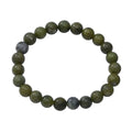80.00 ctw Connemara Marble Beads Stretch Bracelet - Sticky add to cart bar