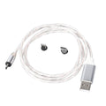 Blue 3 in 1 Magnetic USB Cable with Flowing LED light - Sticky add to cart bar