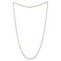Maestro Gold Collection Italian Spiralling Rope Necklace 24 Inches in 10K Yellow Gold 2.70 Grams