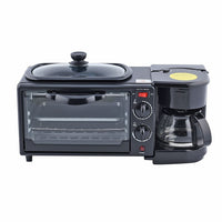 3-in-1 Complete Breakfast Machine Combination - Oven, Frying Pan and Coffee Maker (9 Liters)