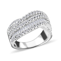 NY Closeout 14K White Gold Diamond Ring 8.30 Grams 1.33 ctw