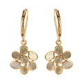 Artisan Crafted Polki Yellow Diamond Lever Back Earrings in 14K Yellow Gold Over Sterling Silver 1.00 ctw - Sticky add to cart bar