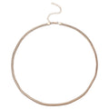 Foxtail Necklace 26 Inches in ION Plated Rose Gold Stainless Steel 32.56 Grams - Sticky add to cart bar