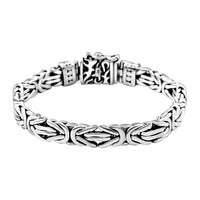 BALI LEGACY Sterling Silver Borobudur and Tulang Naga Bracelet (50 g)