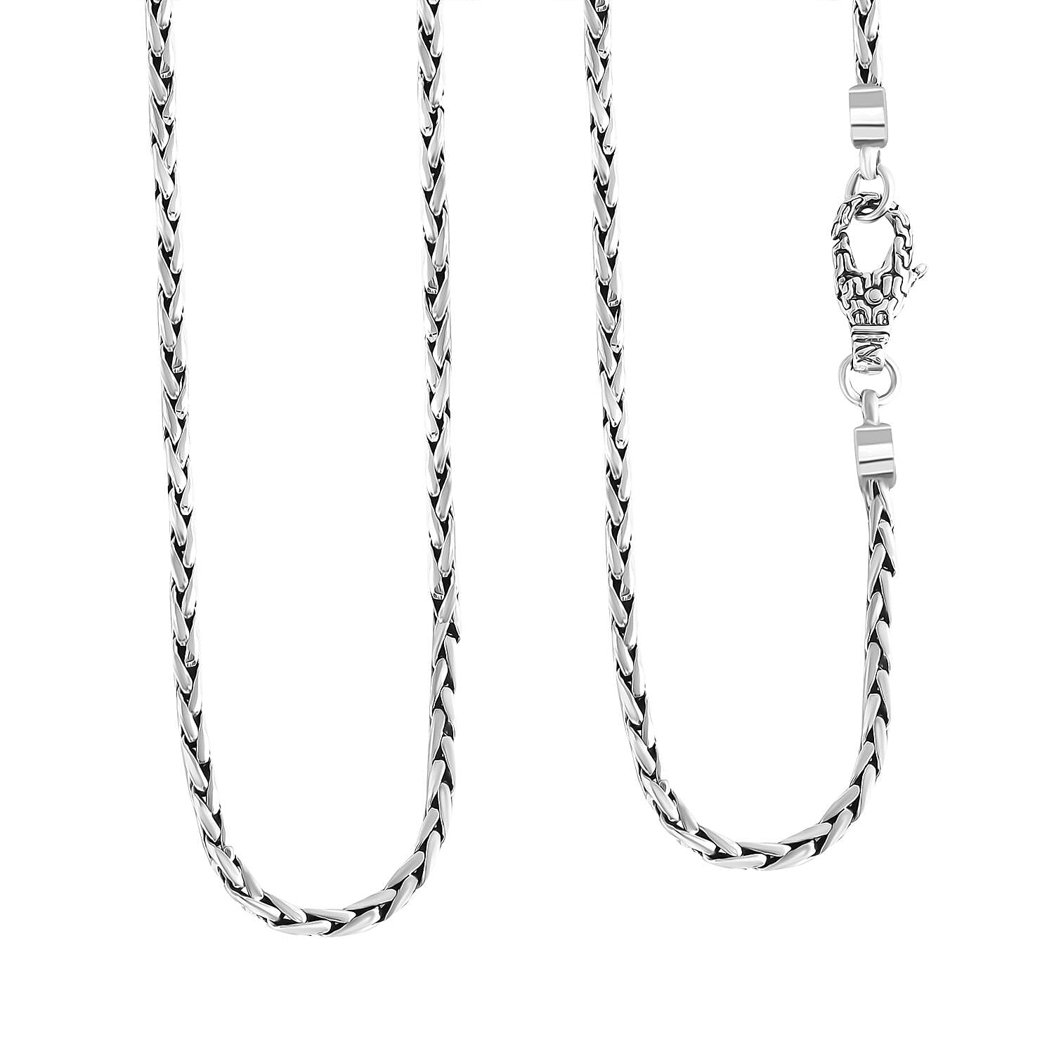 BALI LEGACY Sterling Silver Padian Necklace 22 Inches 16 Grams