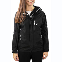 FROGG TOGGS Black Women's Java Toadz 2.5 Zip Up Outdoor Jacket (XL)