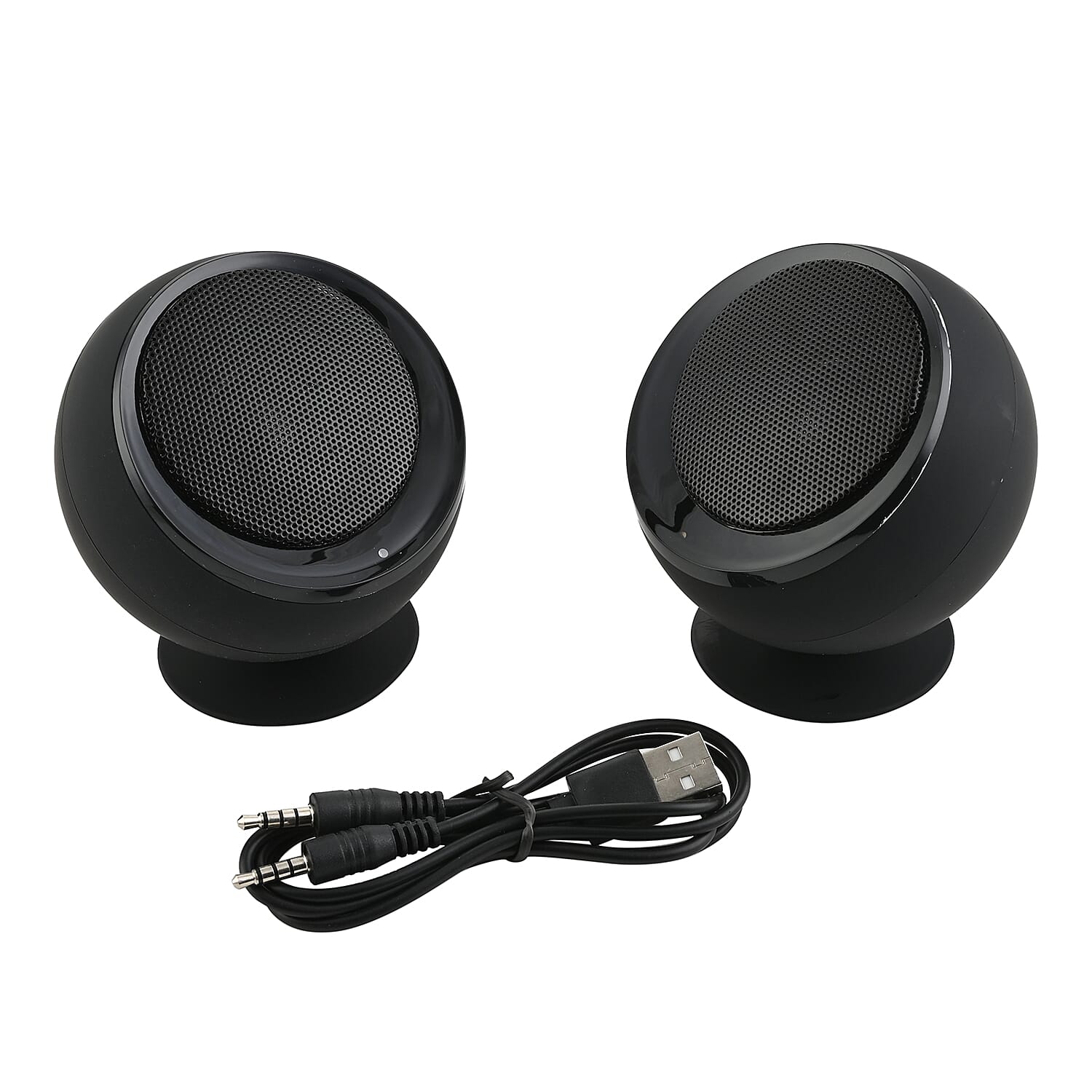 iJoy ECLIPSE Black Pairing Bluetooth Speakers with Carrying Case