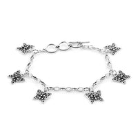 BALI LEGACY Dragon Charm Bracelet in Sterling Silver (7.25 In) 18 Grams