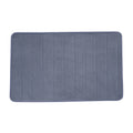 Gray Color Microfiber Anti-Slip Bathmat (19.8"x31.5") - Sticky add to cart bar