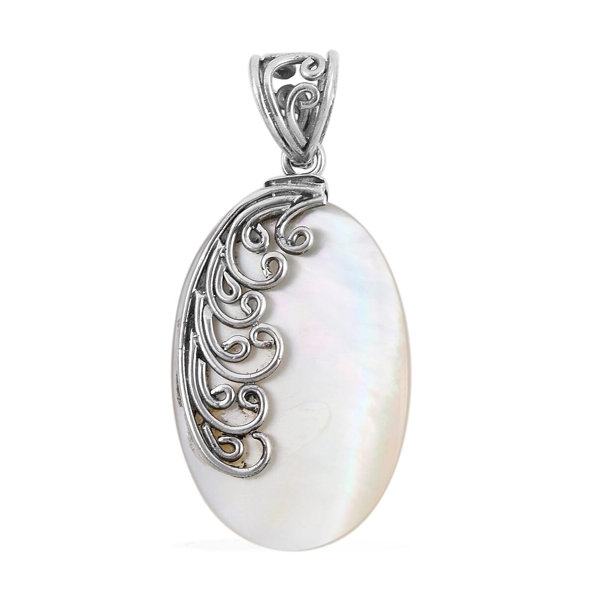 MOP Pendant in Sterling Silver