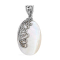 MOP Pendant in Sterling Silver - Sticky add to cart bar
