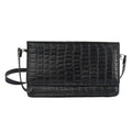 Hong Kong Closeout Dark Green Genuine Leather RFID Mobile Case Crossbody Bag (7.5"x4.25") with Detachable Shoulder Strap - Sticky add to cart bar