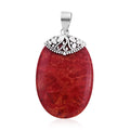 Abalone Shell Solitaire Pendant in Sterling Silver - Sticky add to cart bar