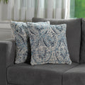 Set of 2 Gray Jacquard Woven Cushion Cover (18x18) - Sticky add to cart bar