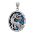 Bali Legacy Abalone Shell Dragon Pendant in Sterling Silver - Sticky add to cart bar