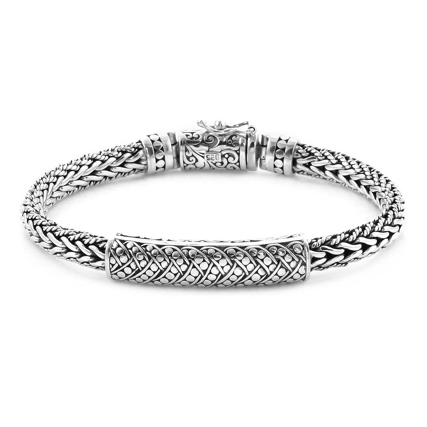 BALI LEGACY Sterling Silver Tulang Naga Bracelet (7.50 In) (42.5 g)