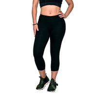 MARIKA Black Capri Leggings - S