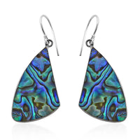 Abalone Radiance Earrings in Sterling Silver