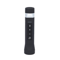 Black 6 In 1 Portable LED and Power Bank (5.98"x1.37") with USB Cable