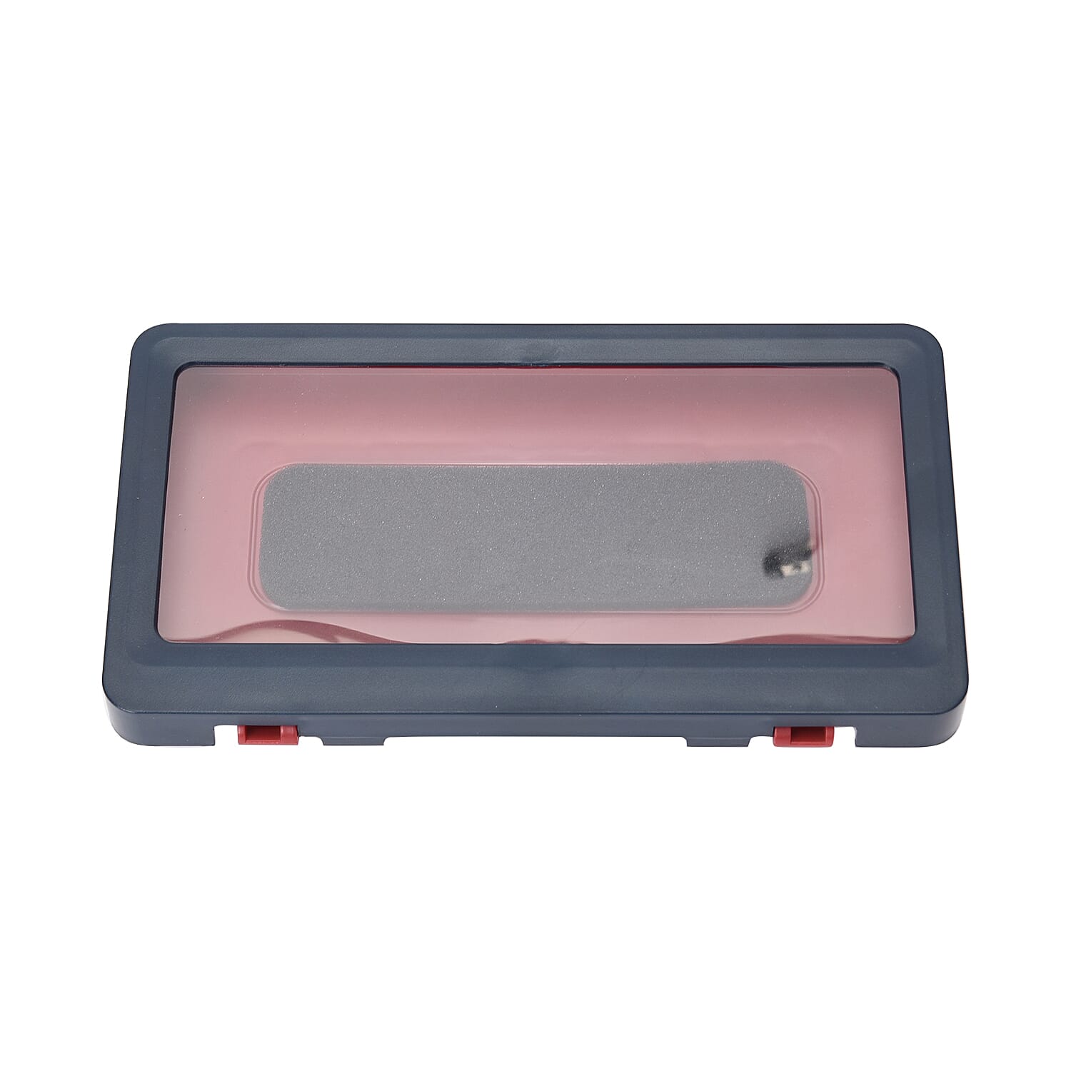 Dark Blue Waterproof Wall-mounted Phone Case with a Flexible Touch Screen