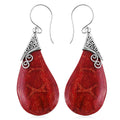 Abalone Shell Drop Earrings in Sterling Silver - Sticky add to cart bar