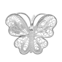 Butterfly Brooch in Sterling Silver 2.10 Grams