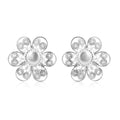 Sterling Silver Flower Earrings 2.50 Grams - Sticky add to cart bar