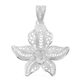 Lotus Flower Pendant in Sterling Silver 2.10 Grams - Sticky add to cart bar