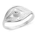 Eye Pattern Ring in Sterling Silver (Size 5.0) 2.10 Grams - Sticky add to cart bar