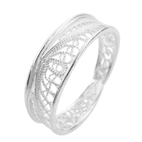 Artistry Tarakashi Collection Sterling Silver Band Ring (Size 10.0) 1.85 Grams