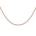 Italian 14K YG Over Sterling Silver 1mm Adjustable Bolo Box Chain 3.10 Grams - Sticky add to cart bar