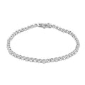 NY CLOSEOUT 10K White Gold G-H I2 Diamond Tennis Bracelet (7.00 In) 8 Grams 1.00 ctw - Sticky add to cart bar