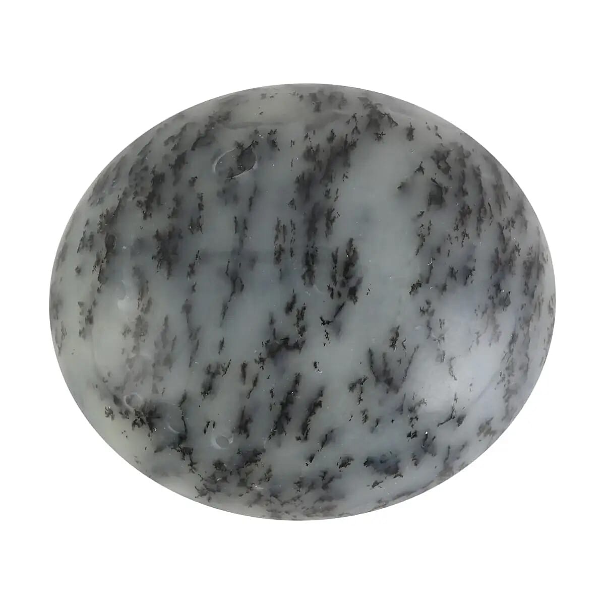 Dendritic White Agate Palm Stone - M (Approx. 350ctw)