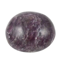 Lepidolite Palm Stone (Approx 767 ctw) , Gem Lepidolite Palm Stone , Raw Lepidolite Purple