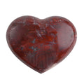 Petrified Wood Heart-S (Approx. 100ctw), Decorative Wooden Heart Figurine For Home Decor Tabletop Desk - Sticky add to cart bar